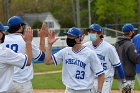 Baseball vs CGA  Wheaton College Baseball vs Coast Guard Academy during game two of the NEWMAC semi-finals playoffs. - (Photo by Keith Nordstrom) : Wheaton, baseball, NEWMAC